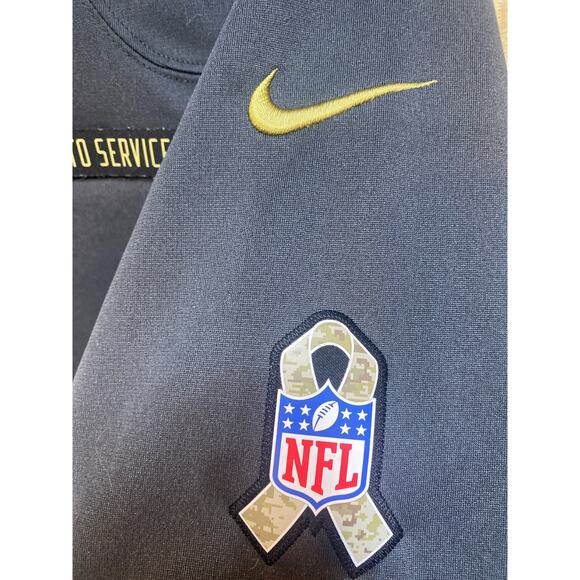 Nike NFL Seattle Seahawks Russell Wilson Salute To Service Army Jersey Size L - Picture 5 of 14